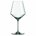 Verre à vin 550 ml en verre transparent à pied design contemporain