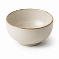 Bol en céramique 15 cm beige moucheté pour repas style artisanal