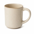 Tasse 350 ml en céramique beige style rustique avec anse